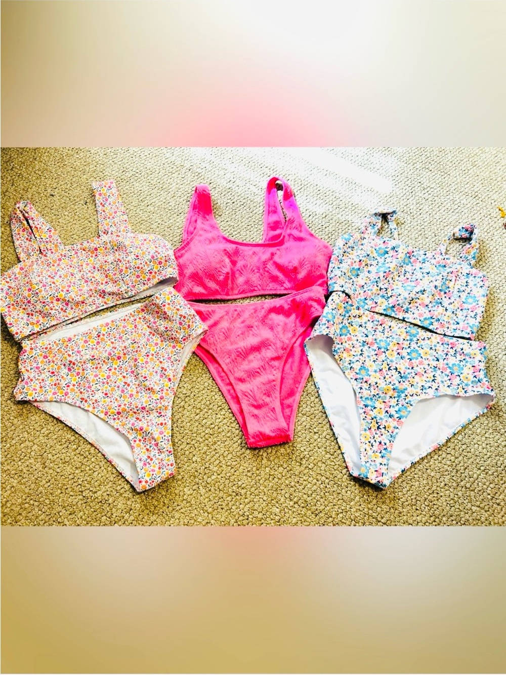 Lot of 3 Women’s Bikini Swimsuits